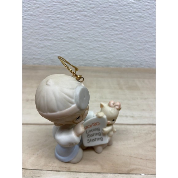 Vtg 1998 Enesco Precious Moments 20Years And The Visions Still The Same Ornament - Picture 4 of 11